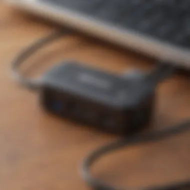 Detailed Features of the Genki Bluetooth Adapter Close-up view of Genki Bluetooth Adapter features