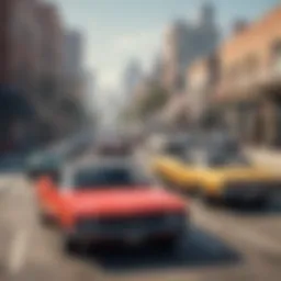 A visual representation of the evolution of the Grand Theft Auto series.