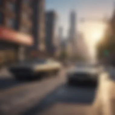 A captivating scene showcasing the open-world gameplay of Grand Theft Auto.