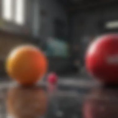 Aesthetic Brilliance of Just Shapes and Beats Artistic representation of the game's vibrant aesthetic