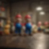Collection of Vintage Mario Figures