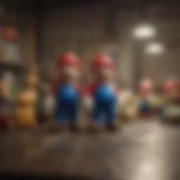 Collection of Vintage Mario Figures