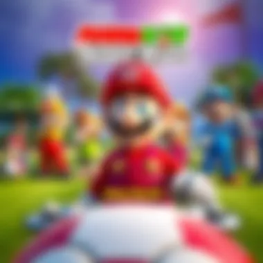 Character Selection in Mario Golf: Super Rush A character selection screen highlighting Mario and his friends