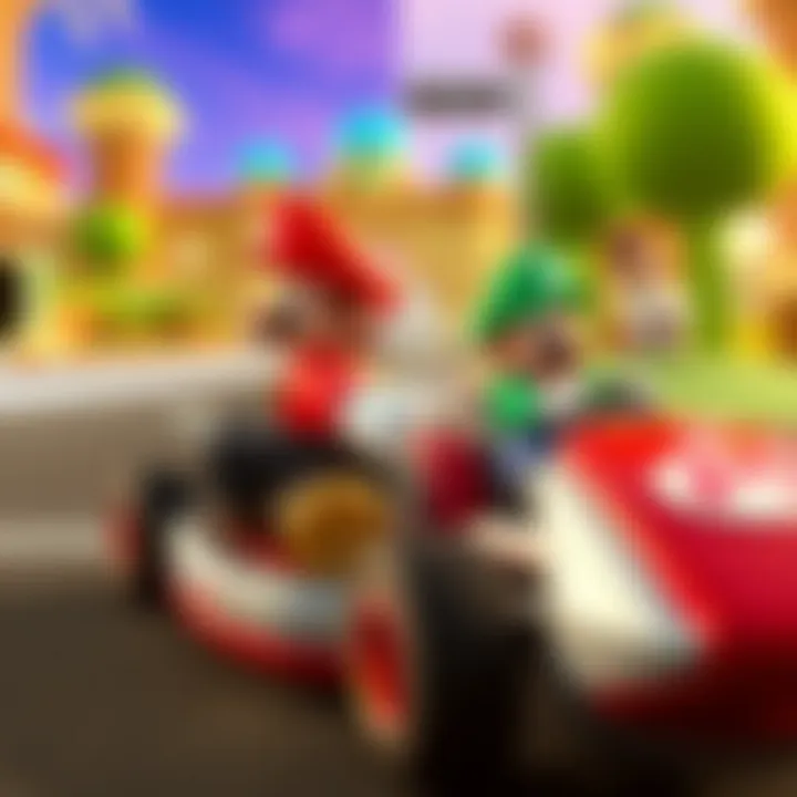 Comparison of graphics quality in Mario Kart 8 Deluxe on Switch and Lite