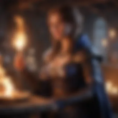 Sorcery Unleashed in Neverwinter Mystical sorceress casting a spell
