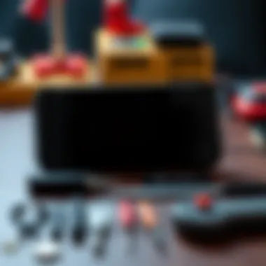 Essential Tools for Installation Tools laid out for New 3DS XL shell installation