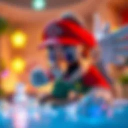 Stunning artwork showcasing the vibrant worlds of new Nintendo games