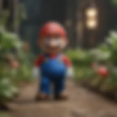 Artistic Aesthetics and Characters Aesthetic design elements and characters from New Super Mario Bros. for Switch