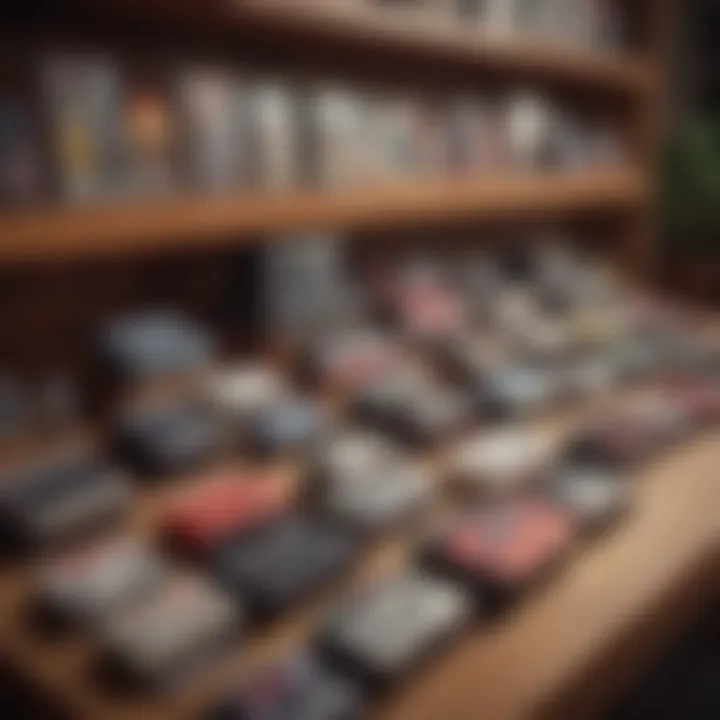 A nostalgic array of Mini Nintendo consoles displayed in a retail setting.