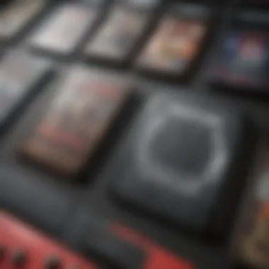 Game Titles on Nintendo Switch Arcade PAC Close-up of game titles available on Nintendo Switch Arcade PAC