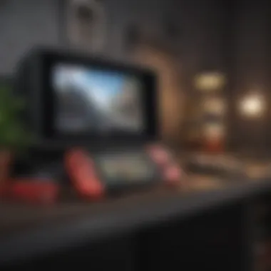Nintendo Switch Arcade PAC Overview Overview of Nintendo Switch Arcade PAC in a gaming setup