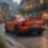 A vibrant scene from a popular Nintendo Switch game showcasing dynamic gameplay.