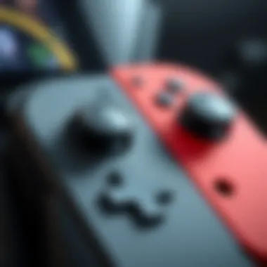 Installation of Joystick Covers Close-up view of a joystick cover installation