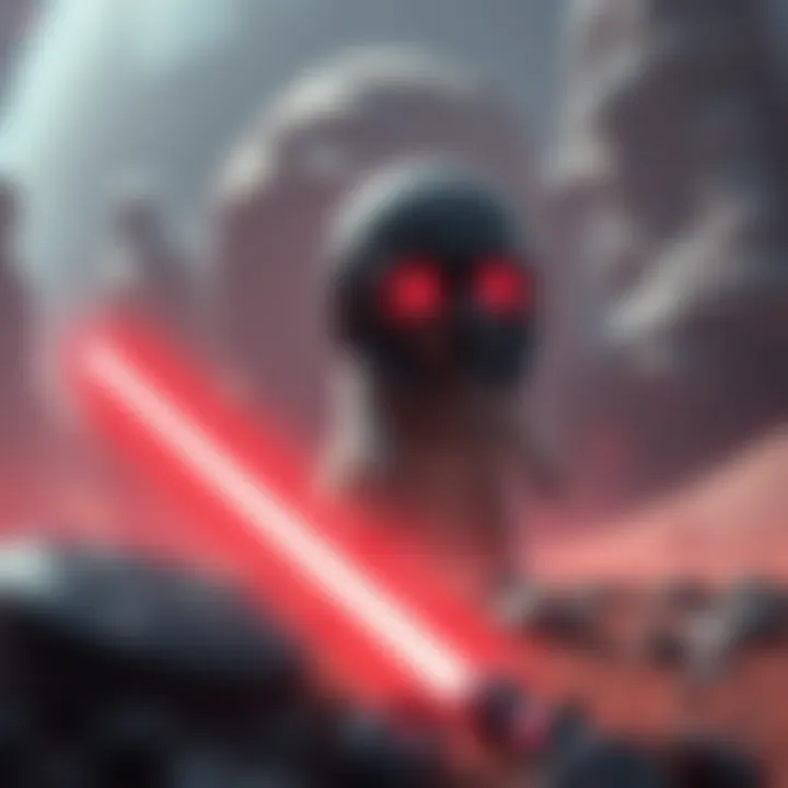 A concept art piece hinting at future expansions within the game