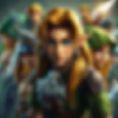 The Characters of Ocarina of Time: A Legacy of Influence Collage of iconic characters from Ocarina of Time