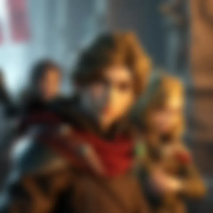 Character showcase in Octopath Traveler