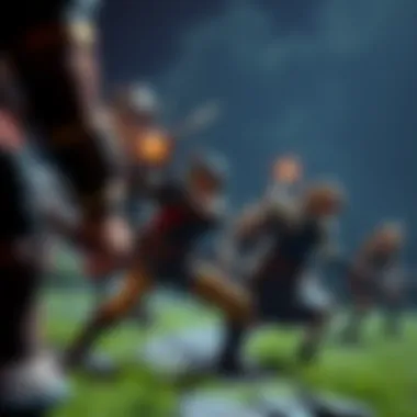 Turn-based combat in action