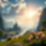 Scenic landscape from Octopath Traveler