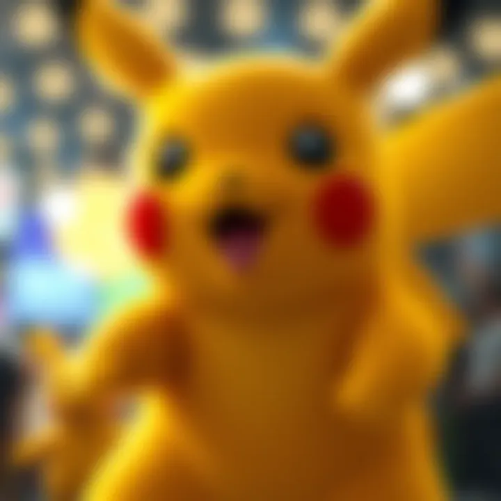 An artistic representation of Pikachu in contemporary gaming culture.