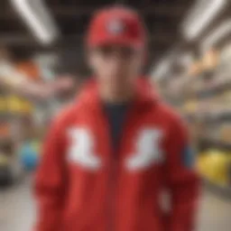 Vibrant display of Pokémon apparel showcasing diverse styles