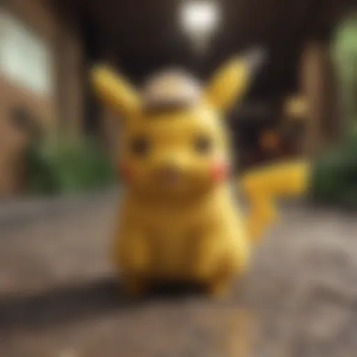 The iconic Pikachu following the player in Pokemon Yellow