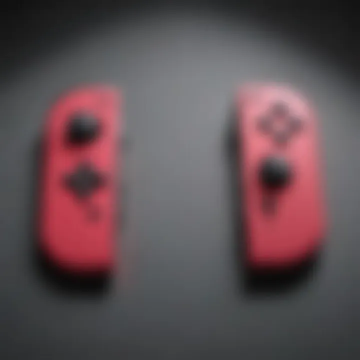 Nintendo Switch Joy-Cons with customizable neon colors