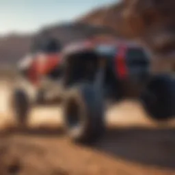 Artistic depiction of the 2018 RZR 1000 XP in action