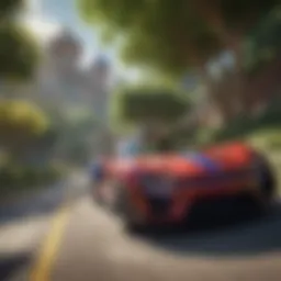 Sonic racing through vibrant landscapes on Nintendo Switch