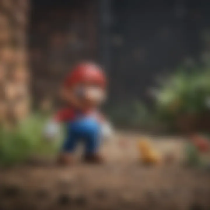 Evolution timeline of Super Mario game versions highlighting key milestones