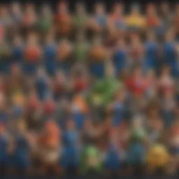 Iconic characters from Super Smash Bros. for Nintendo 64