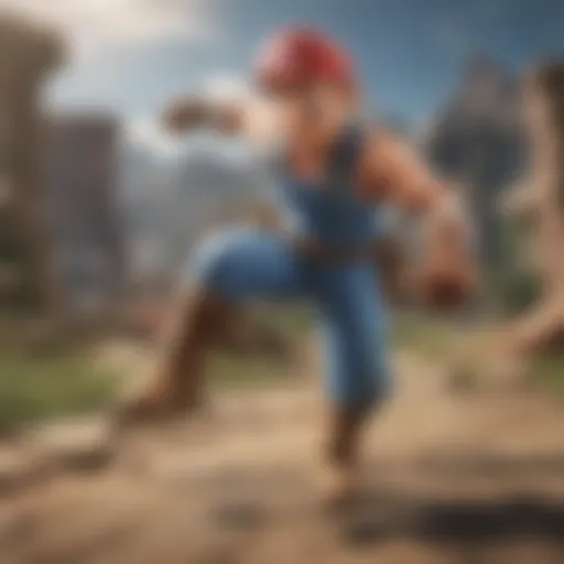 A dynamic gameplay scene from Super Smash Bros Ultimate