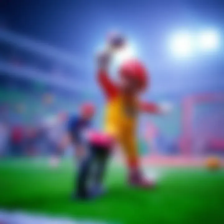 Vibrant Graphics and Motion Mechanics Vibrant graphics showcasing motion-based mechanics