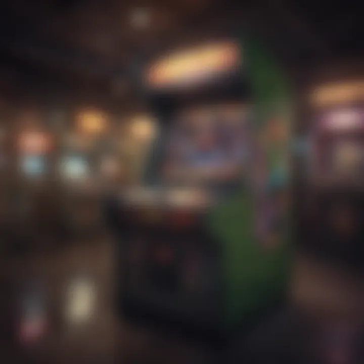 TMNT Arcade Game Nostalgic Arcade Setting