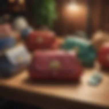 Collection of Animal Crossing Purses A collection of various Animal Crossing purses displayed together
