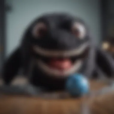 Fan displaying their prized Chain Chomp plush, emphasizing emotional connection