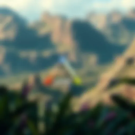 A breathtaking landscape showcasing the vibrant ecosystem of Ark: Survival Evolved.