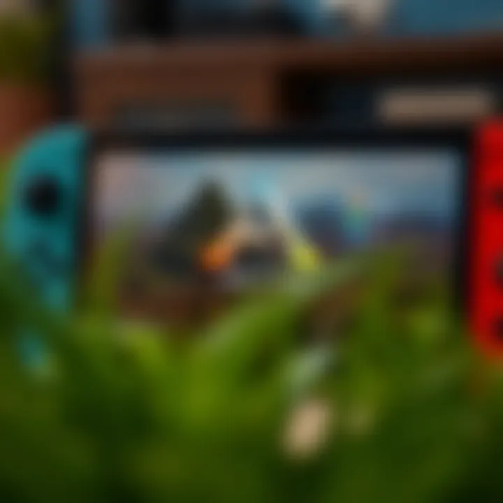 An overview of the user interface tailored for the Nintendo Switch version of Ark.