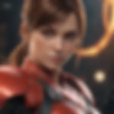 Unique Character Abilities in Fighting Games Close-up of characters showcasing unique abilities