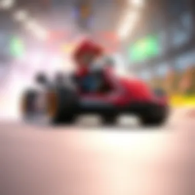 Kart showcasing excellent drift capabilities