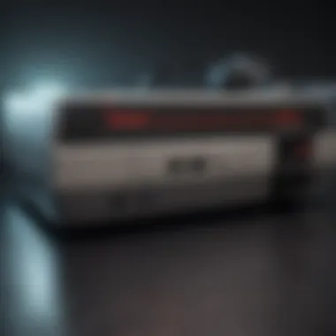 Modern NES retro console design
