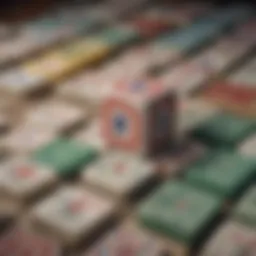 Intricate Mahjong Tiles Array