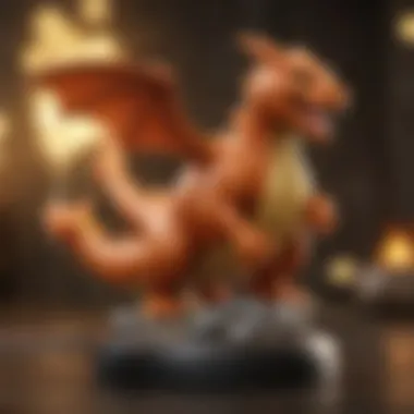 Charizard Amiibo in Gameplay Charizard Amiibo in action during gameplay