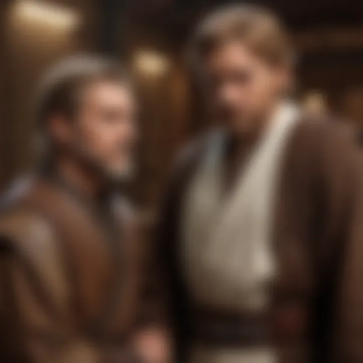 Obi-Wan Kenobi with Anakin Skywalker