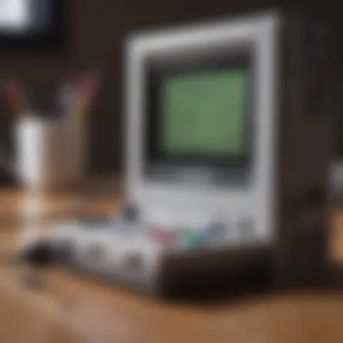 The Connection between GameBoy Player and GameCube GameBoy Player Startup Disk displayed with GameCube console