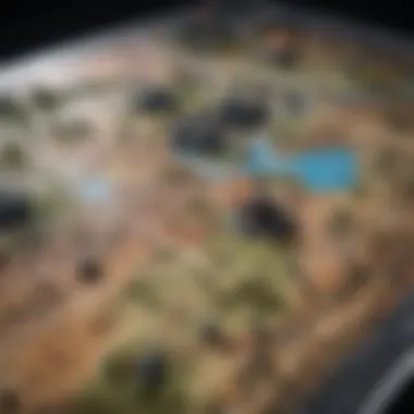 Strategic Map Insights A visual representation of the game's map highlighting strategies