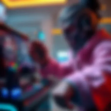 User Interaction with the Hades Switch User interacting with the Hades Switch during gameplay