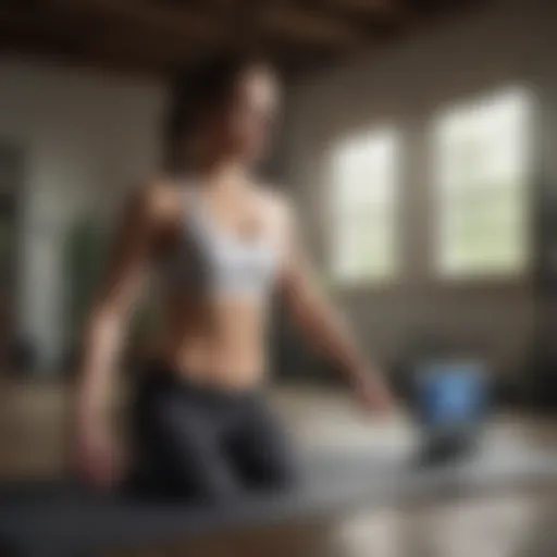 Virtual fitness experience with Nintendo Wii Fit