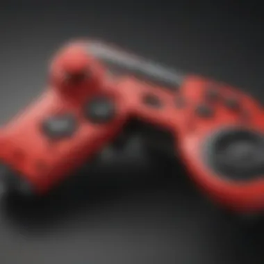 Ergonomic Design of the Joy-Con Gun Close-up of Joy-Con Gun emphasizing its ergonomic design