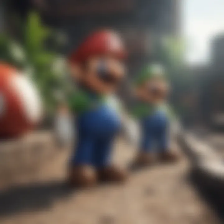 Fan interpretations and art inspired by Mario and Luigi slides