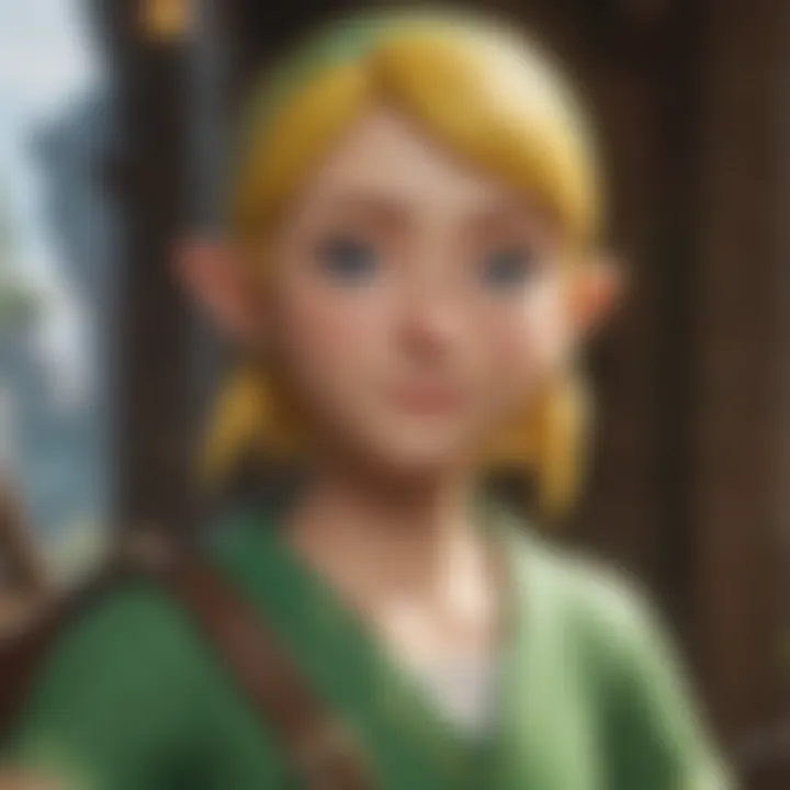 Character exploration in Wind Waker